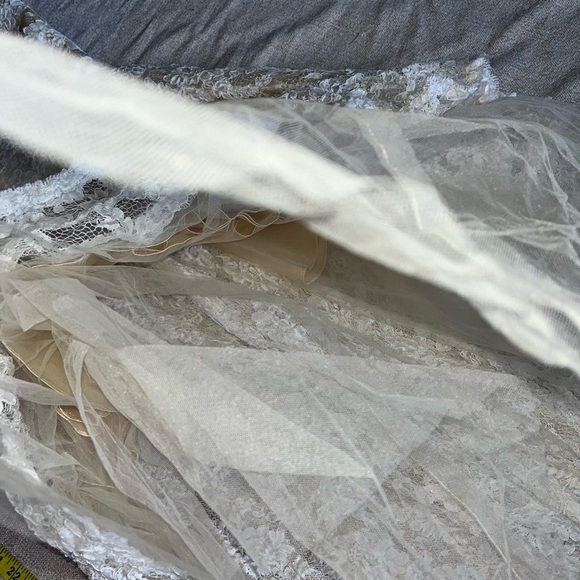 Lightinthebox Champagne  & Lace Sleeveless Tea Length A Line Formal Dress - Picture 7 of 16